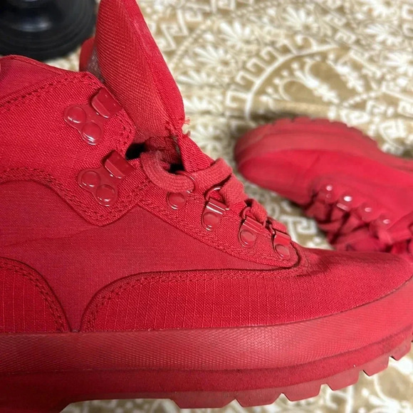 Timberland Euro Hiker Rip Comfortable Boots All Red Men's TB0A1507 - Size 7.5 - Picture 5 of 8